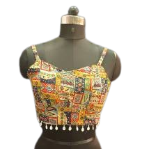 Blouse - digital printed padded blouse
