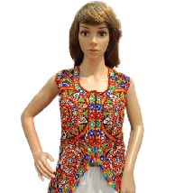 Kutchi work Fishcut fancy blouse 
