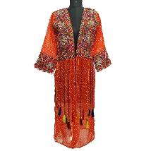 Georgette printed mirror Shrug